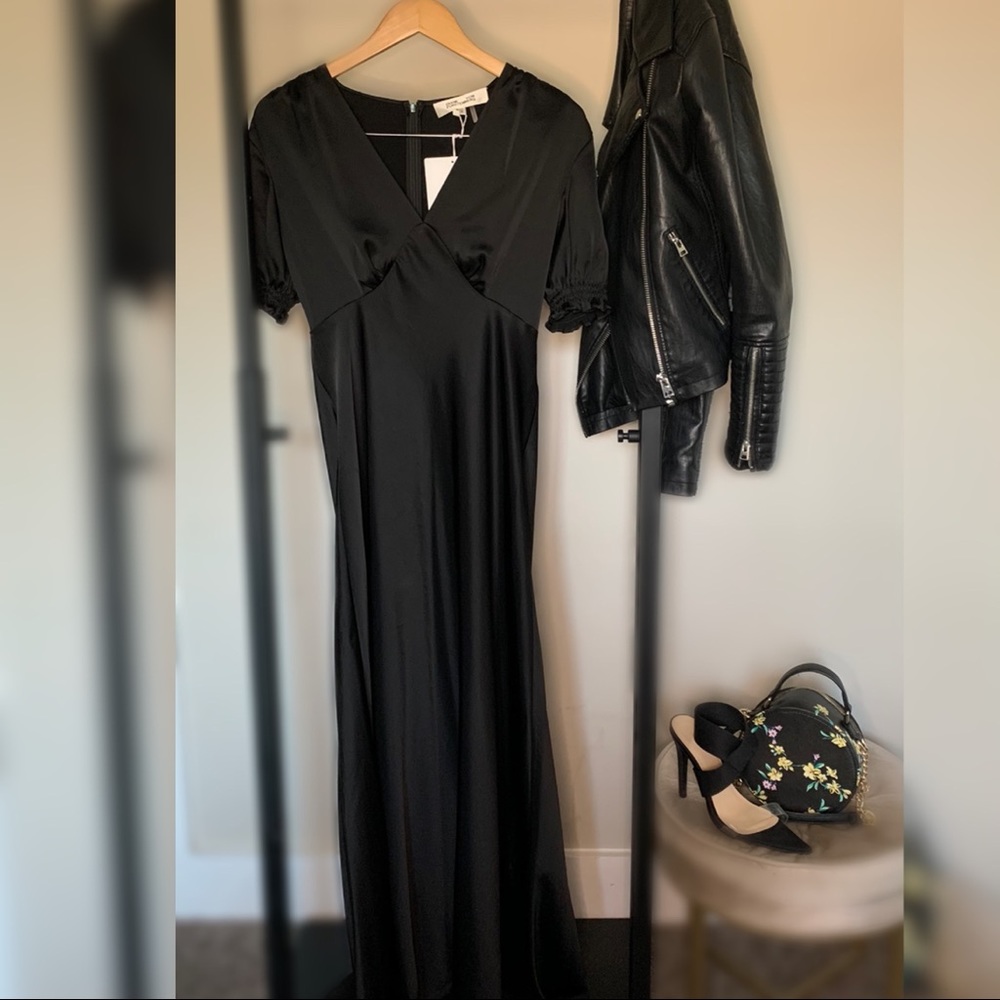 Diane Von Furstenburg Soft Satin Gown